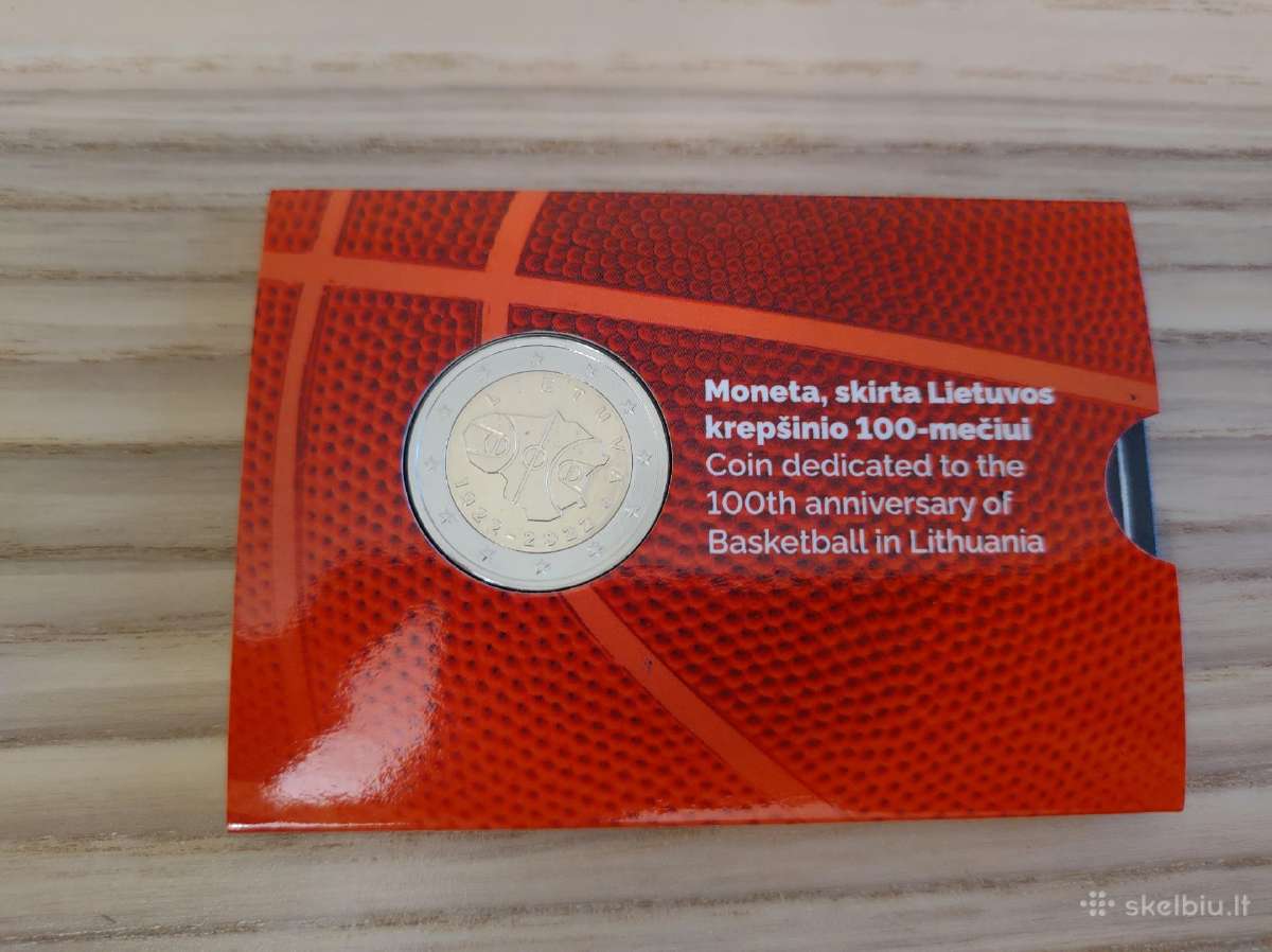 Lietuva. 2 eur. Krepsinio simtmeciui