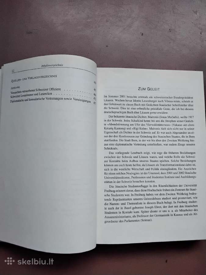 Šveicarijos ir Lietuvos ryšiai(vokiečių k.) - nuotraukos Nr. 7