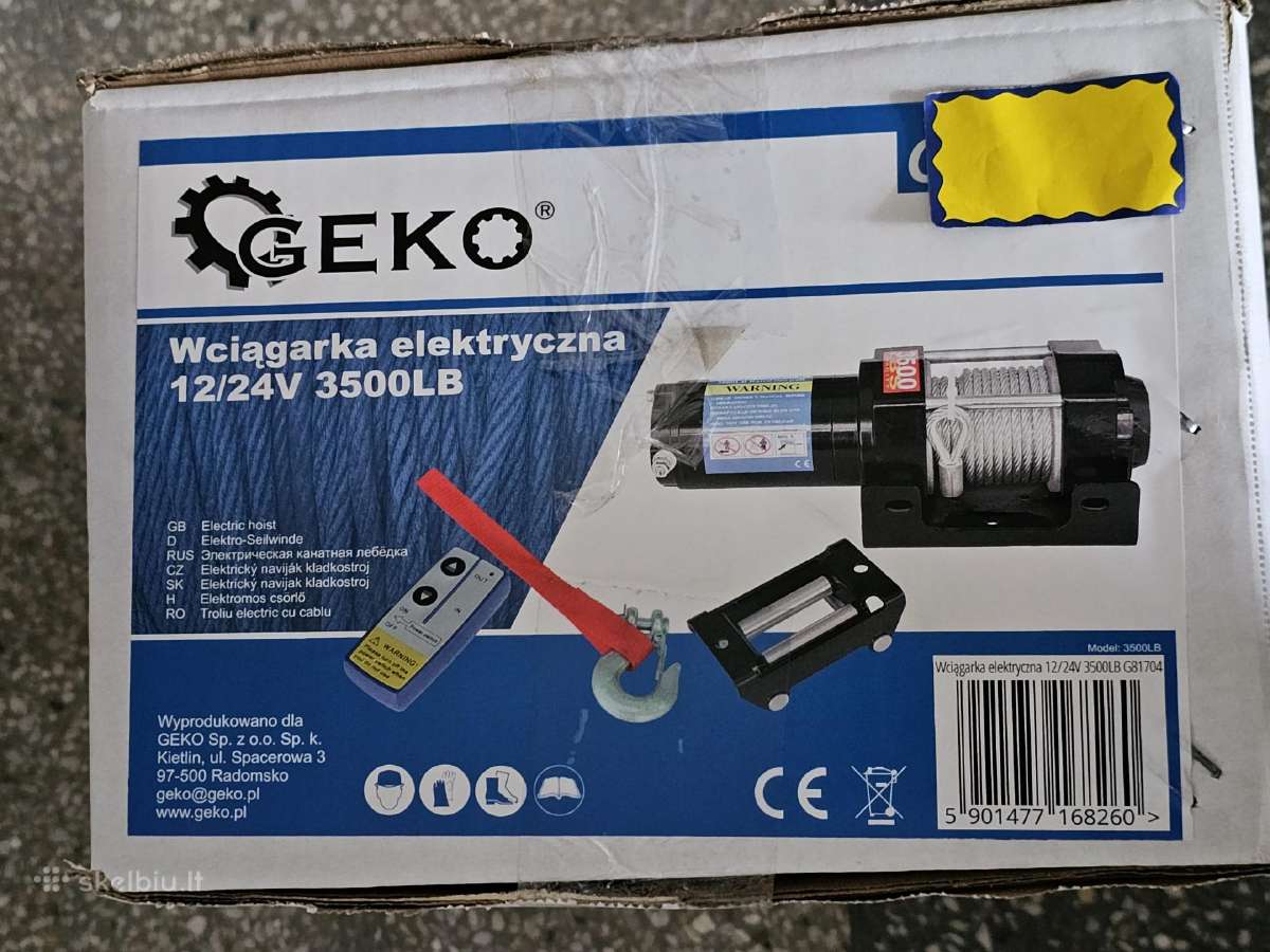 Elektrinė gervė 12v 24v Elektrines gerves libiotke - nuotraukos Nr. 11