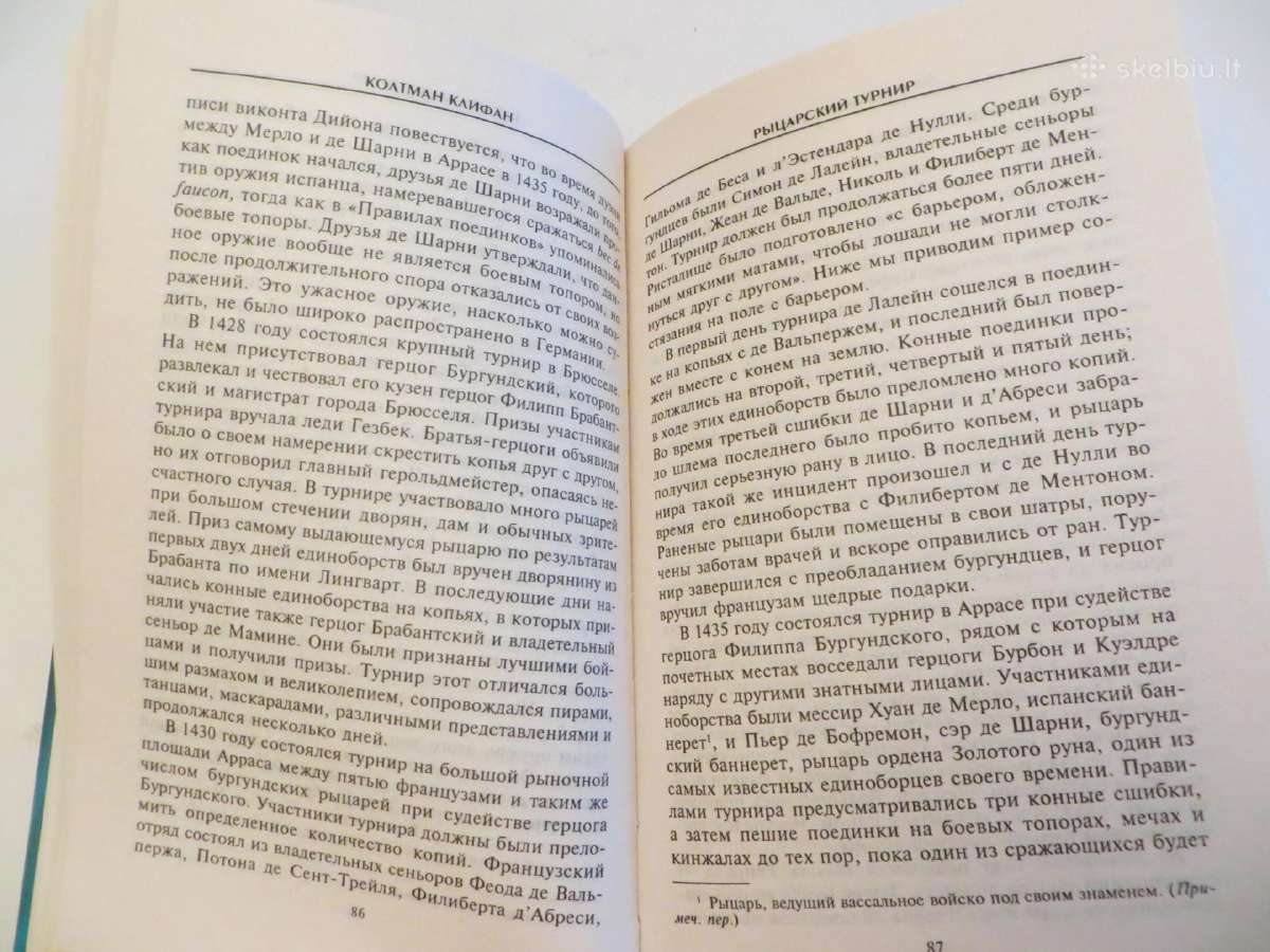 Knyga Riterių turnyras, etiketas, šarvai, ginklai - nuotraukos Nr. 11