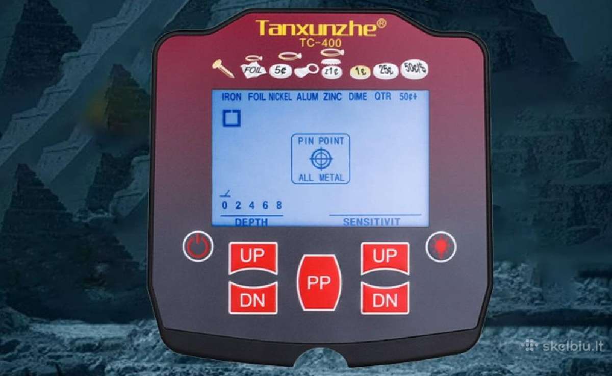 Galingas Metalo detektorius T400 - nuotraukos Nr. 3