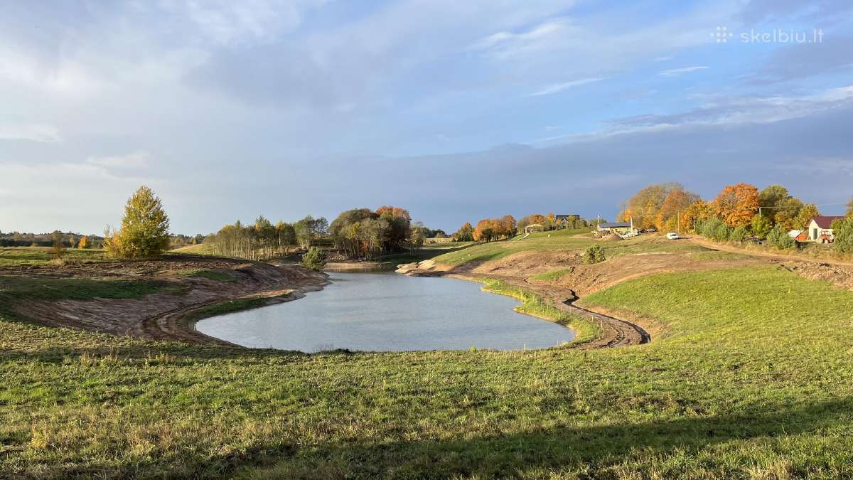 Tvenkiniu kasimas ekskavatorių paslaugos