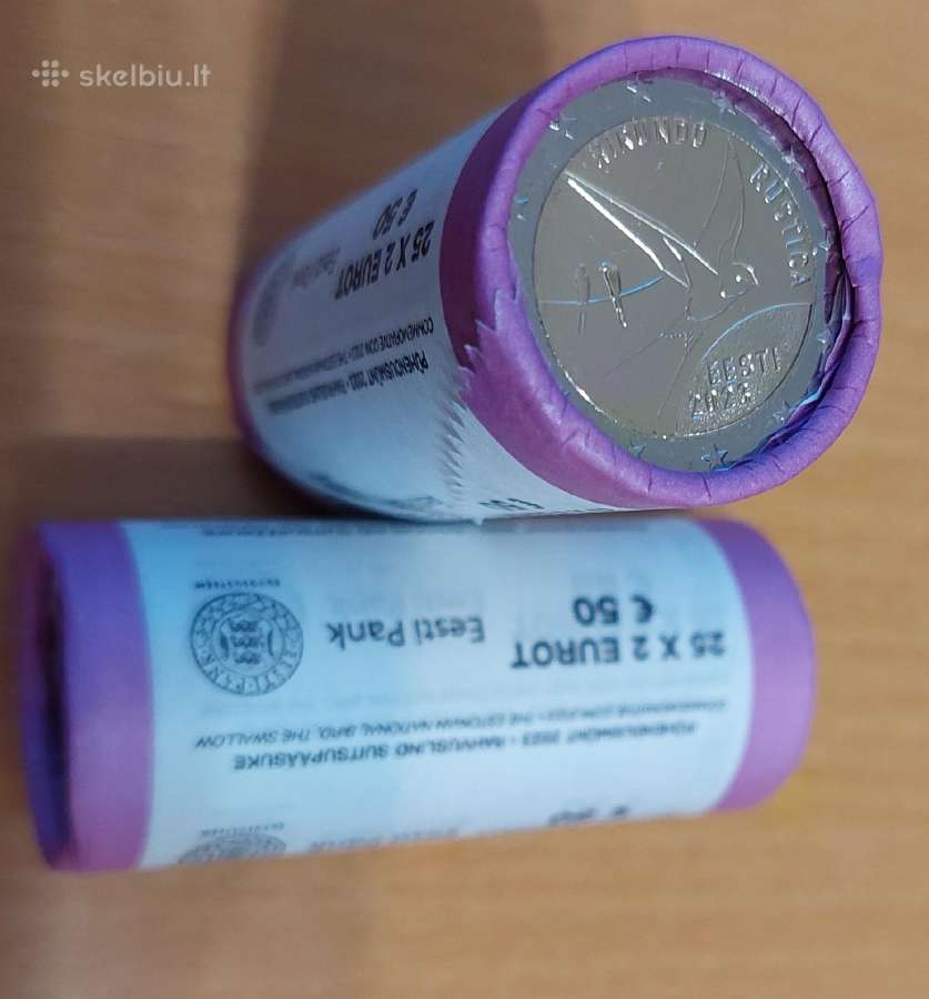 Estija 2023m.2 € “kregždė „-ritinėlis