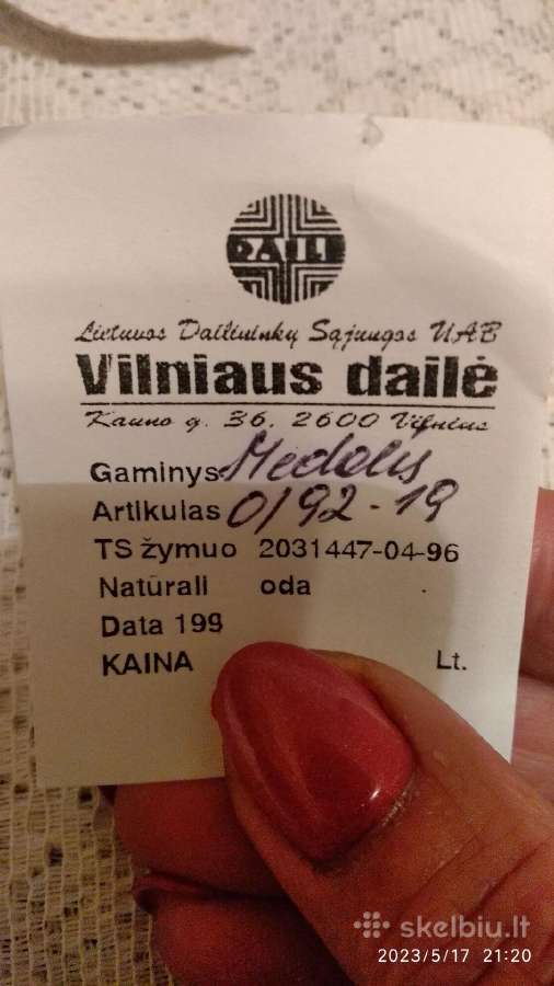 Odiniai medaliai "Vilnius" - nuotraukos Nr. 4