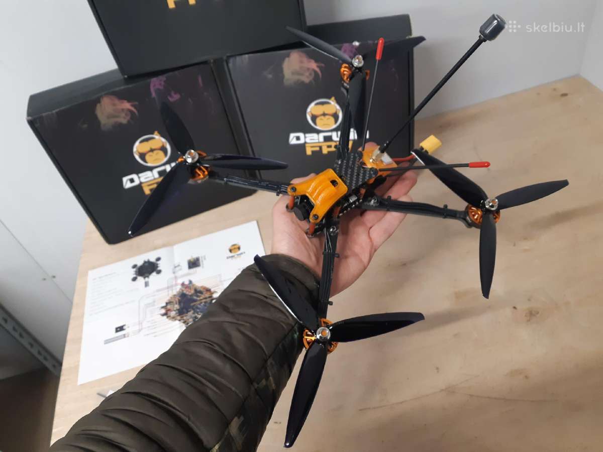 Nauji Darwin129 Fpv dronai 7" GPS long range - nuotraukos Nr. 5