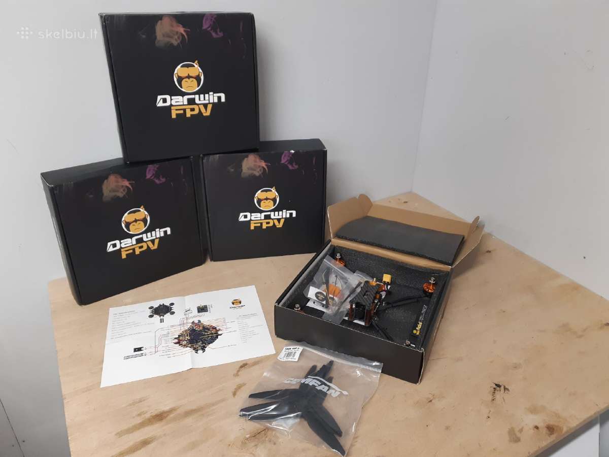 Nauji Darwin129 Fpv dronai 7" GPS long range - nuotraukos Nr. 2