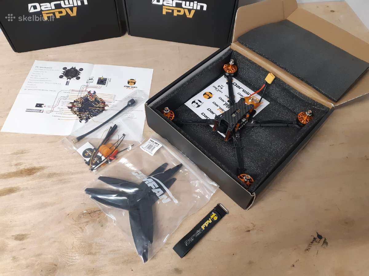 Nauji Darwin129 Fpv dronai 7" GPS long range - nuotraukos Nr. 3