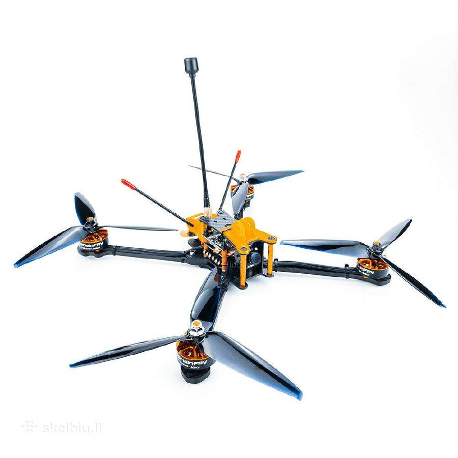 Nauji Darwin129 Fpv dronai 7" GPS long range