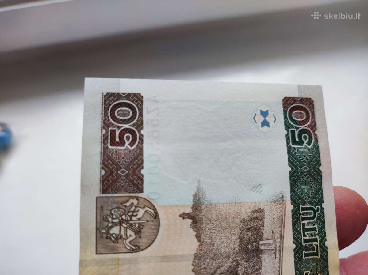 50 litų 2003 metų Az serija Unc - nuotraukos Nr. 6