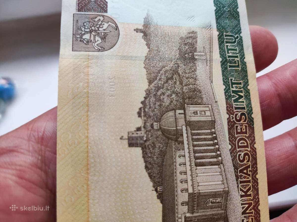 50 litų 2003 metų Az serija Unc - nuotraukos Nr. 7