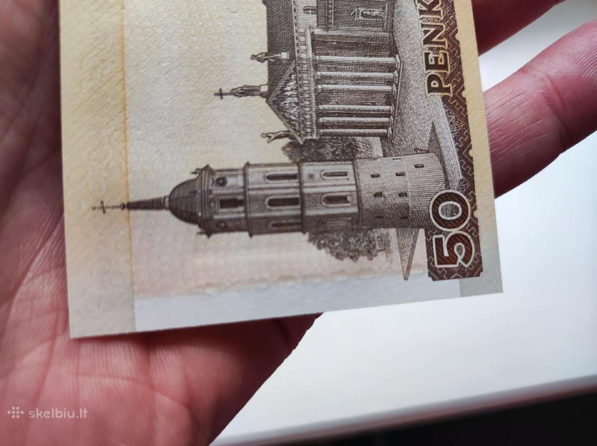 50 litų 2003 metų Az serija Unc - nuotraukos Nr. 8