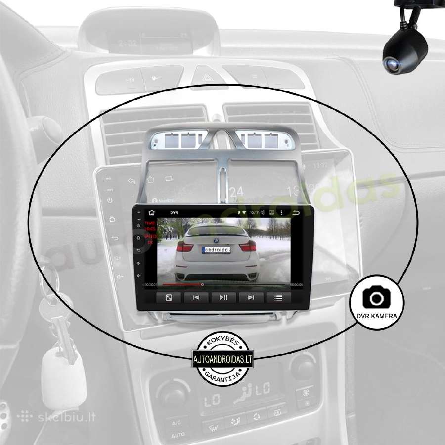 Peugeot 307 Android multimedia Usb/GPS/WiFi/bt/9" - nuotraukos Nr. 8