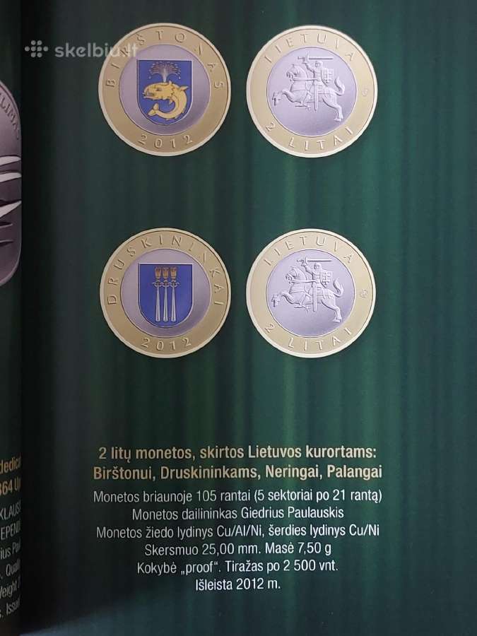 Monetų katalogas : Litai 1993 m. - 2014 m. - nuotraukos Nr. 5