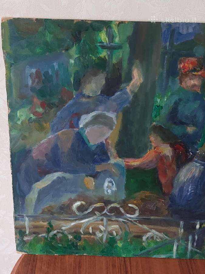 Parduodu lietuvišką paveikslą " Viečnastis ". - nuotraukos Nr. 2