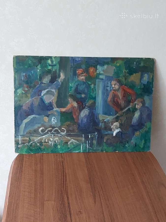 Parduodu lietuvišką paveikslą " Viečnastis ". - nuotraukos Nr. 4
