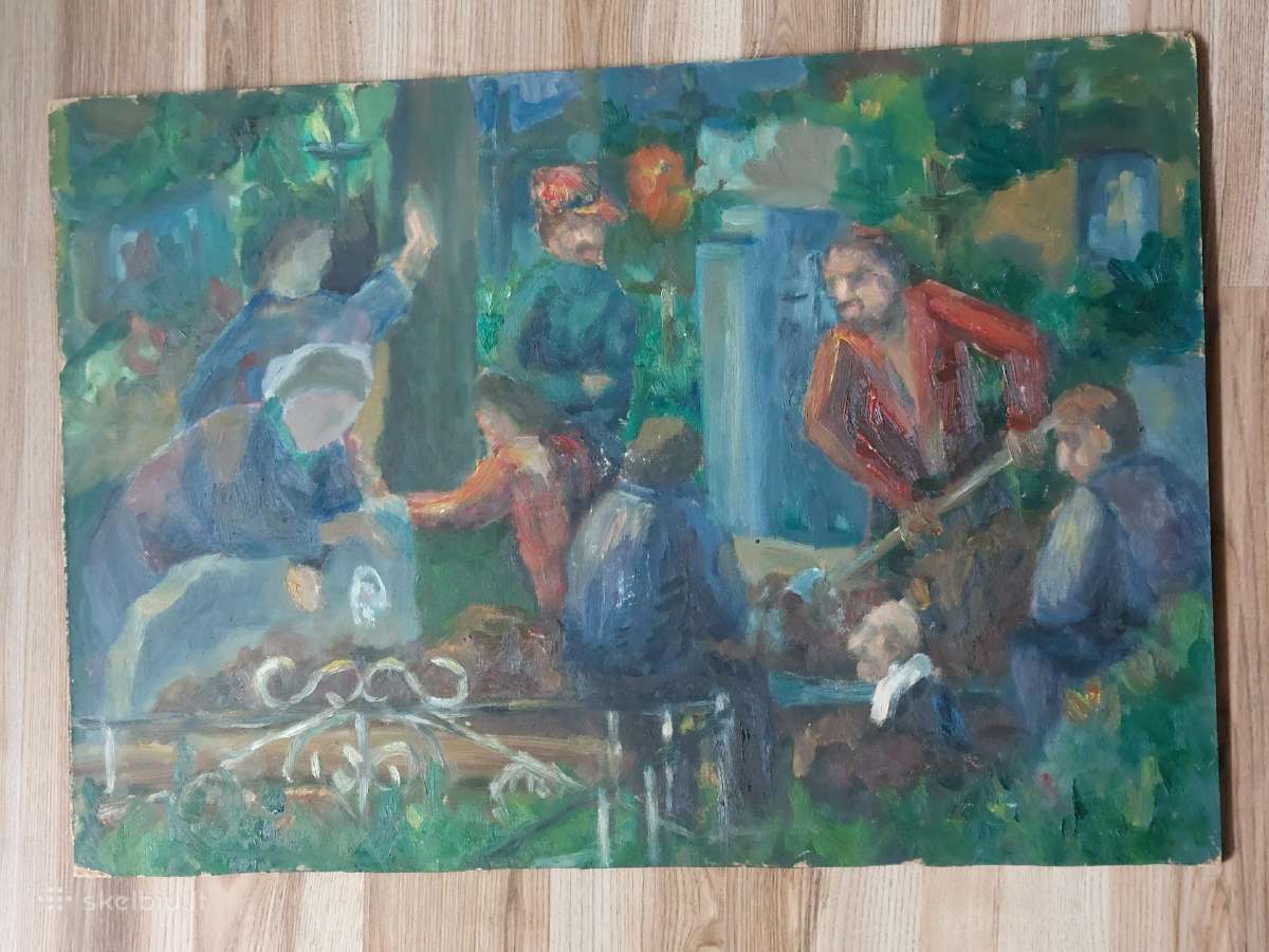 Parduodu lietuvišką paveikslą " Viečnastis ". - nuotraukos Nr. 8