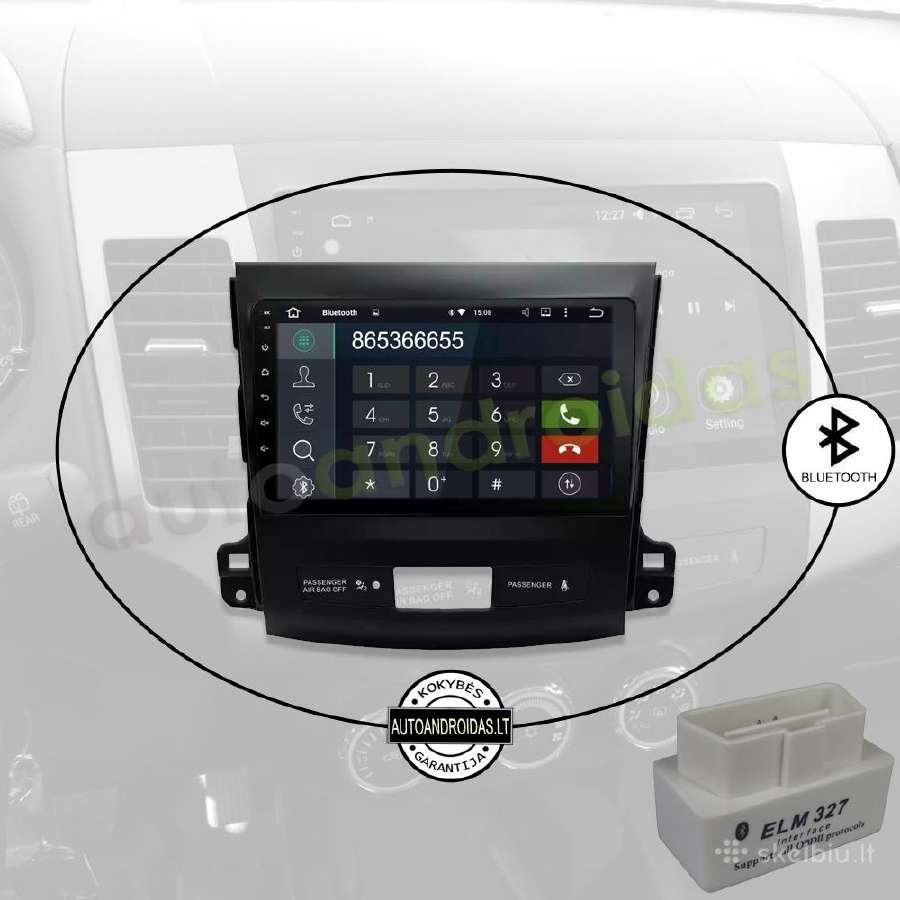 Mitsubishi Outlander Android multimedia GPS/WiFi - nuotraukos Nr. 5