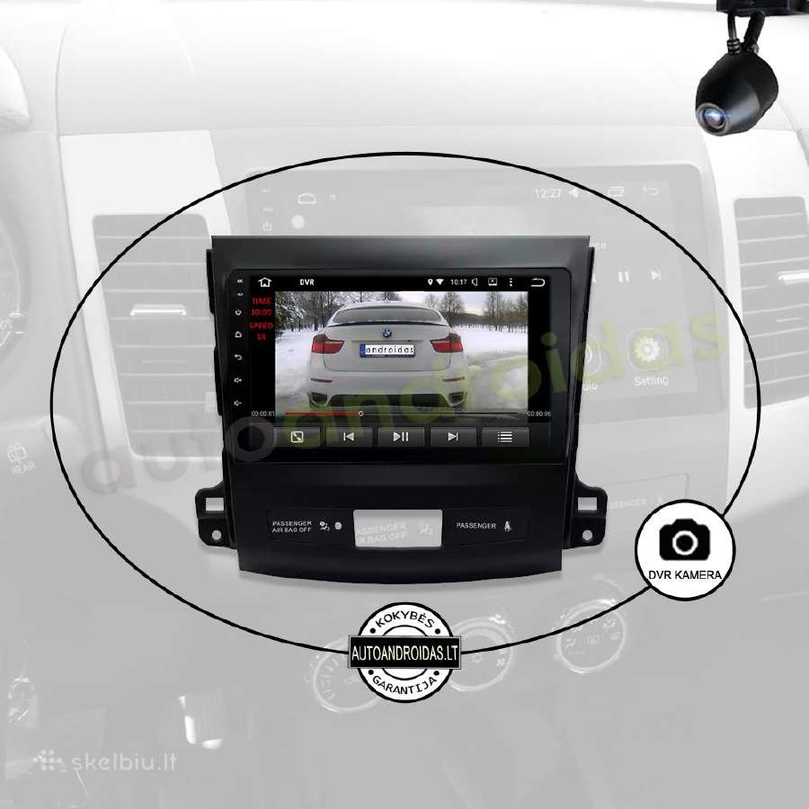 Mitsubishi Outlander Android multimedia GPS/WiFi - nuotraukos Nr. 8