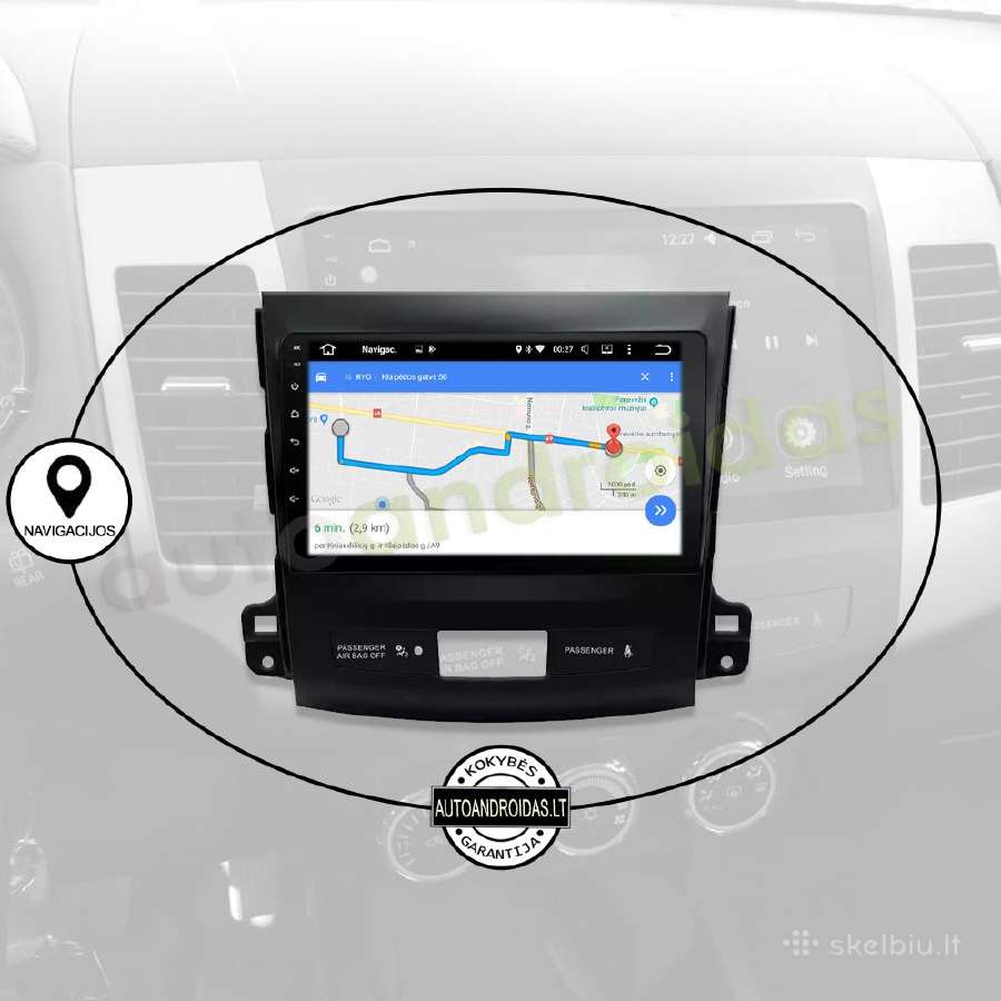Mitsubishi Outlander Android multimedia GPS/WiFi - nuotraukos Nr. 11