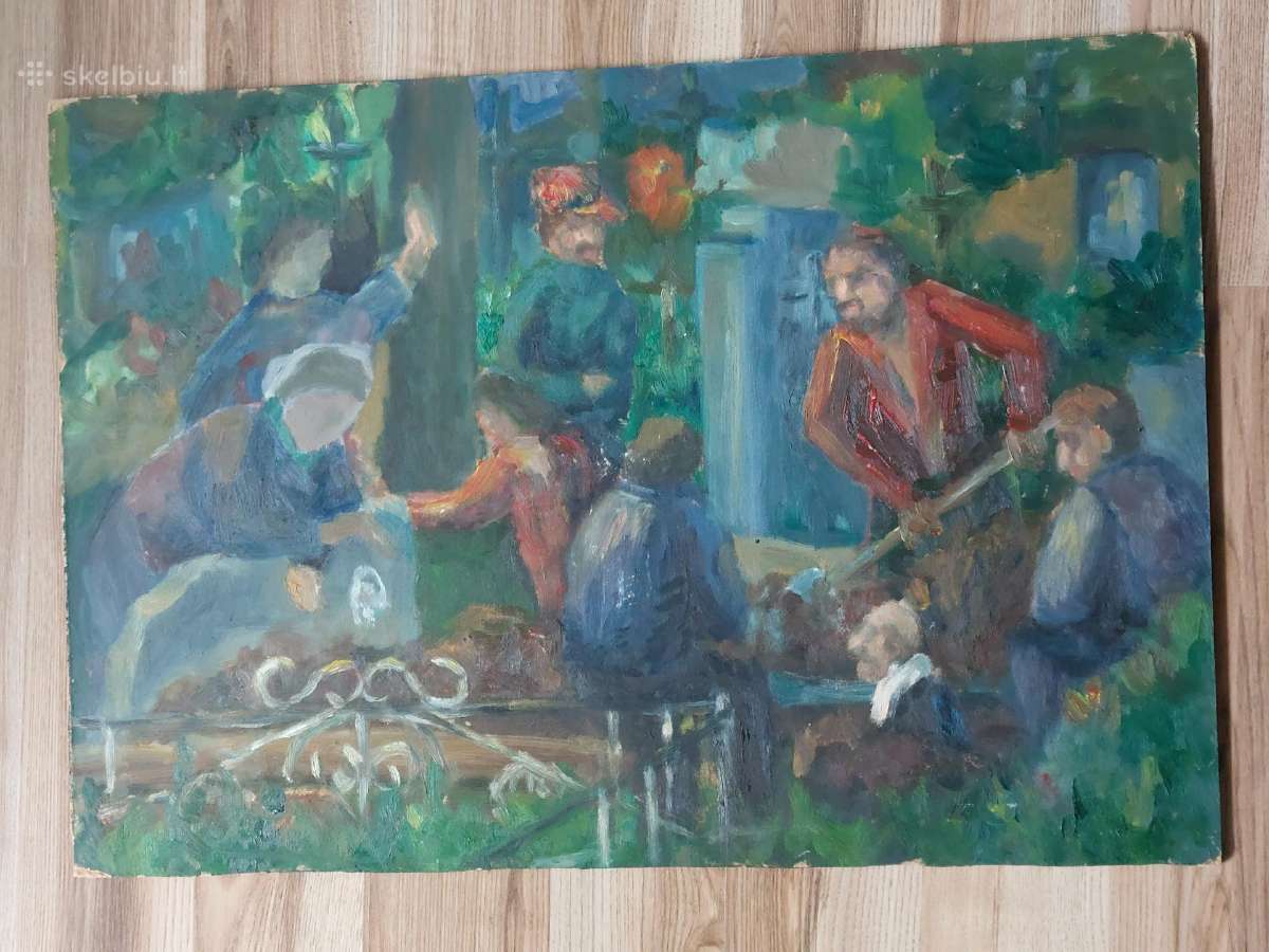 Parduodu paveikslą - Senojo Vilniaus vaizdas - nuotraukos Nr. 13