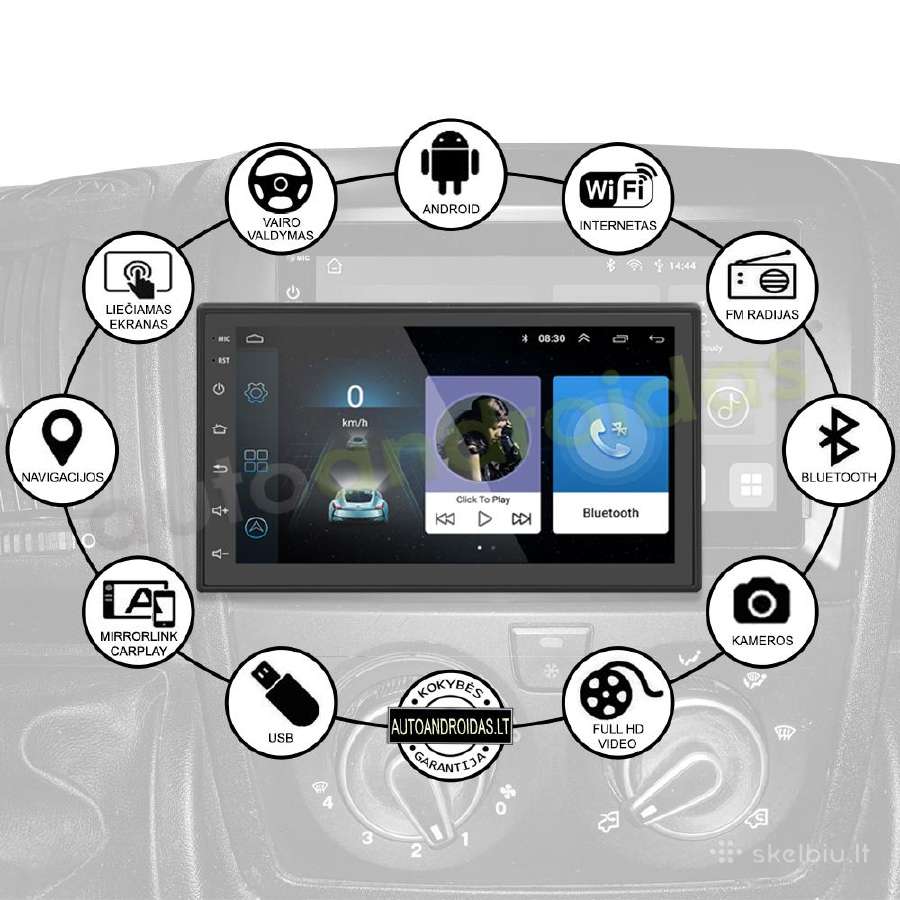 Ducato Jumper Boxer Android multimedia GPS/WiFi - nuotraukos Nr. 3