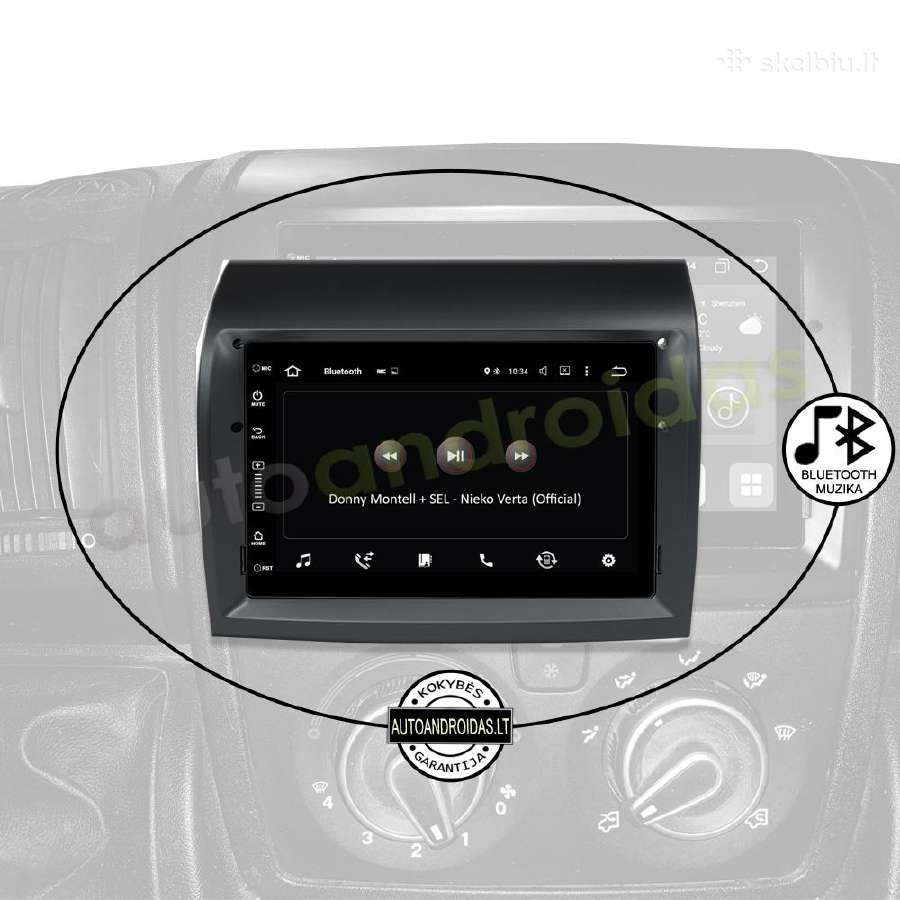 Ducato Jumper Boxer Android multimedia GPS/WiFi - nuotraukos Nr. 7