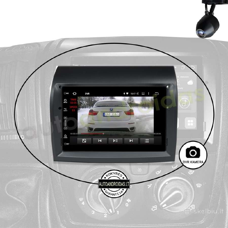 Ducato Jumper Boxer Android multimedia GPS/WiFi - nuotraukos Nr. 9