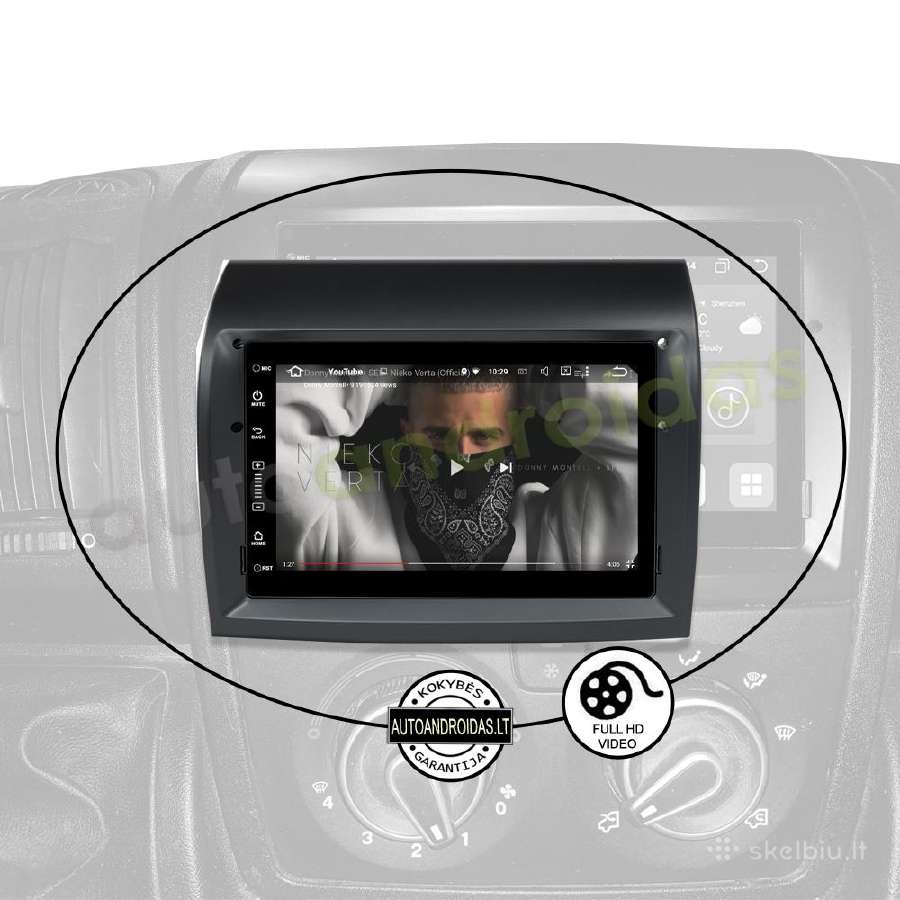 Ducato Jumper Boxer Android multimedia GPS/WiFi - nuotraukos Nr. 10