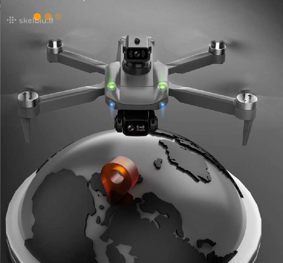 K998 dronas su dviejomis kameromis 4k, GPS ir WiFi - nuotraukos Nr. 2