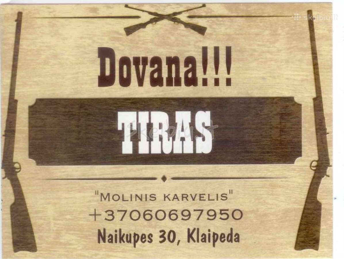 Dovana: šaudymo koviniais ginklais pamoka | Skelbiu.lt Dovana: šaudymo koviniais ginklais pamoka