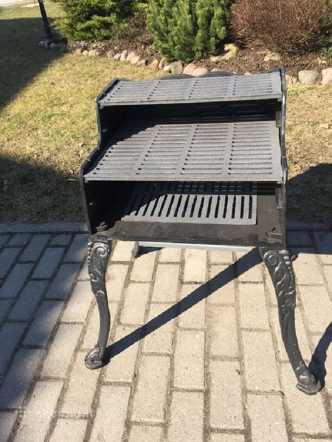 Špyžiniai (ketaus) indai, keptuvės, puodai griliai - nuotraukos Nr. 10