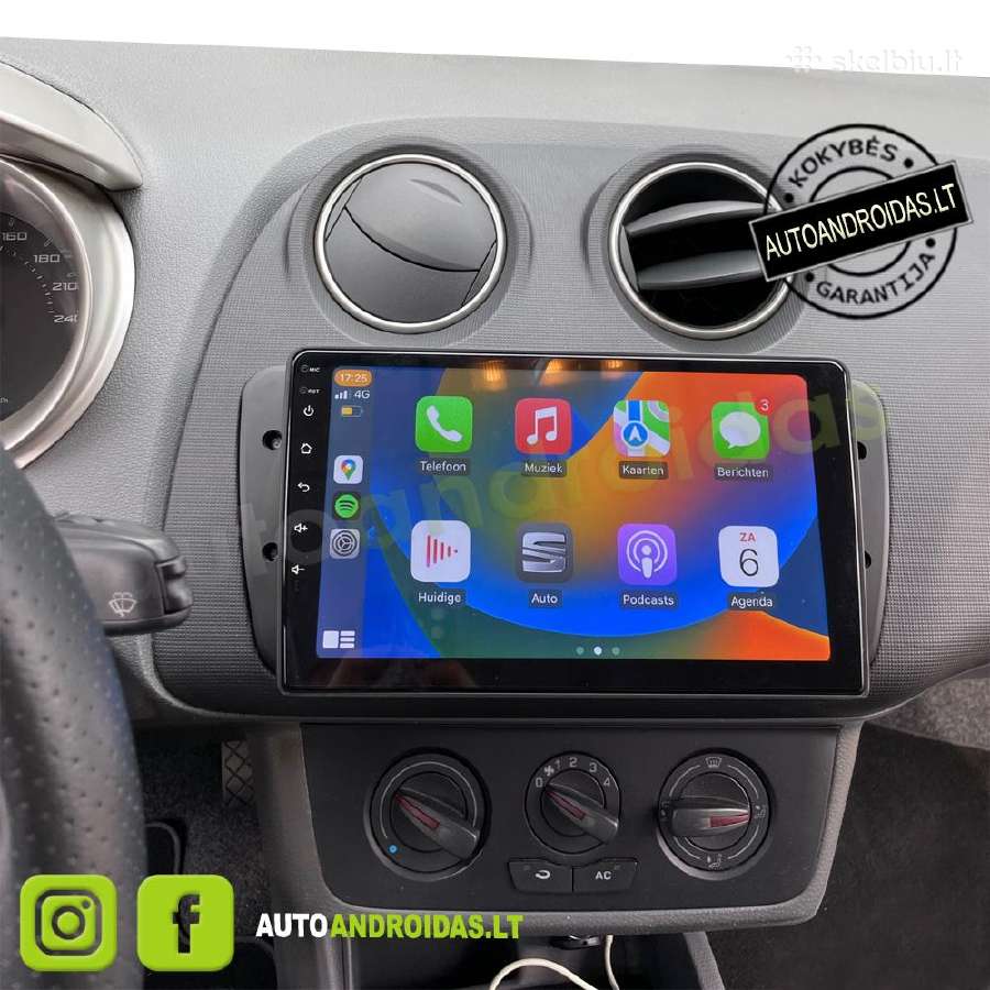Seat Ibiza 2010-14 Android multimedia GPS/WiFi/bt