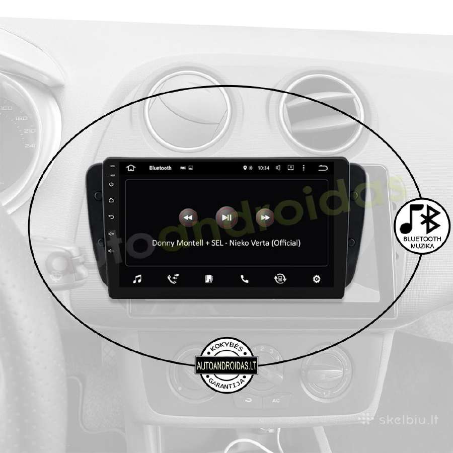 Seat Ibiza 2010-14 Android multimedia GPS/WiFi/bt - nuotraukos Nr. 6
