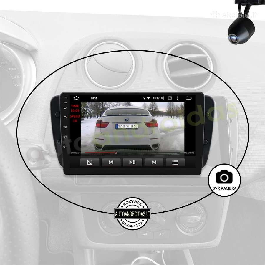 Seat Ibiza 2010-14 Android multimedia GPS/WiFi/bt - nuotraukos Nr. 8