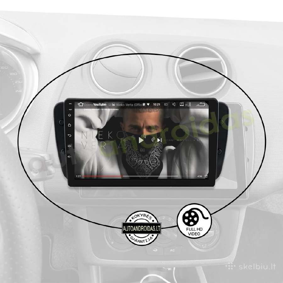 Seat Ibiza 2010-14 Android multimedia GPS/WiFi/bt - nuotraukos Nr. 9