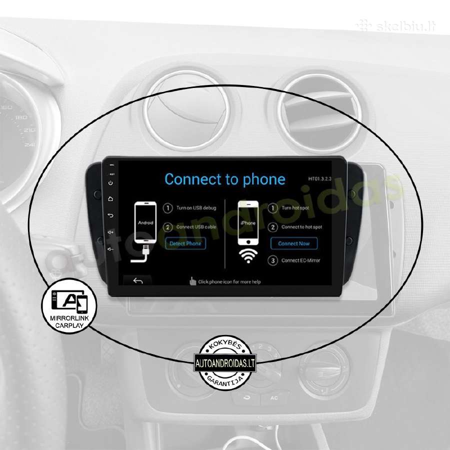 Seat Ibiza 2010-14 Android multimedia GPS/WiFi/bt - nuotraukos Nr. 10