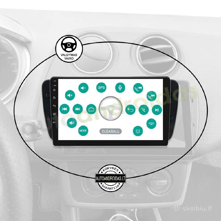 Seat Ibiza 2010-14 Android multimedia GPS/WiFi/bt - nuotraukos Nr. 12