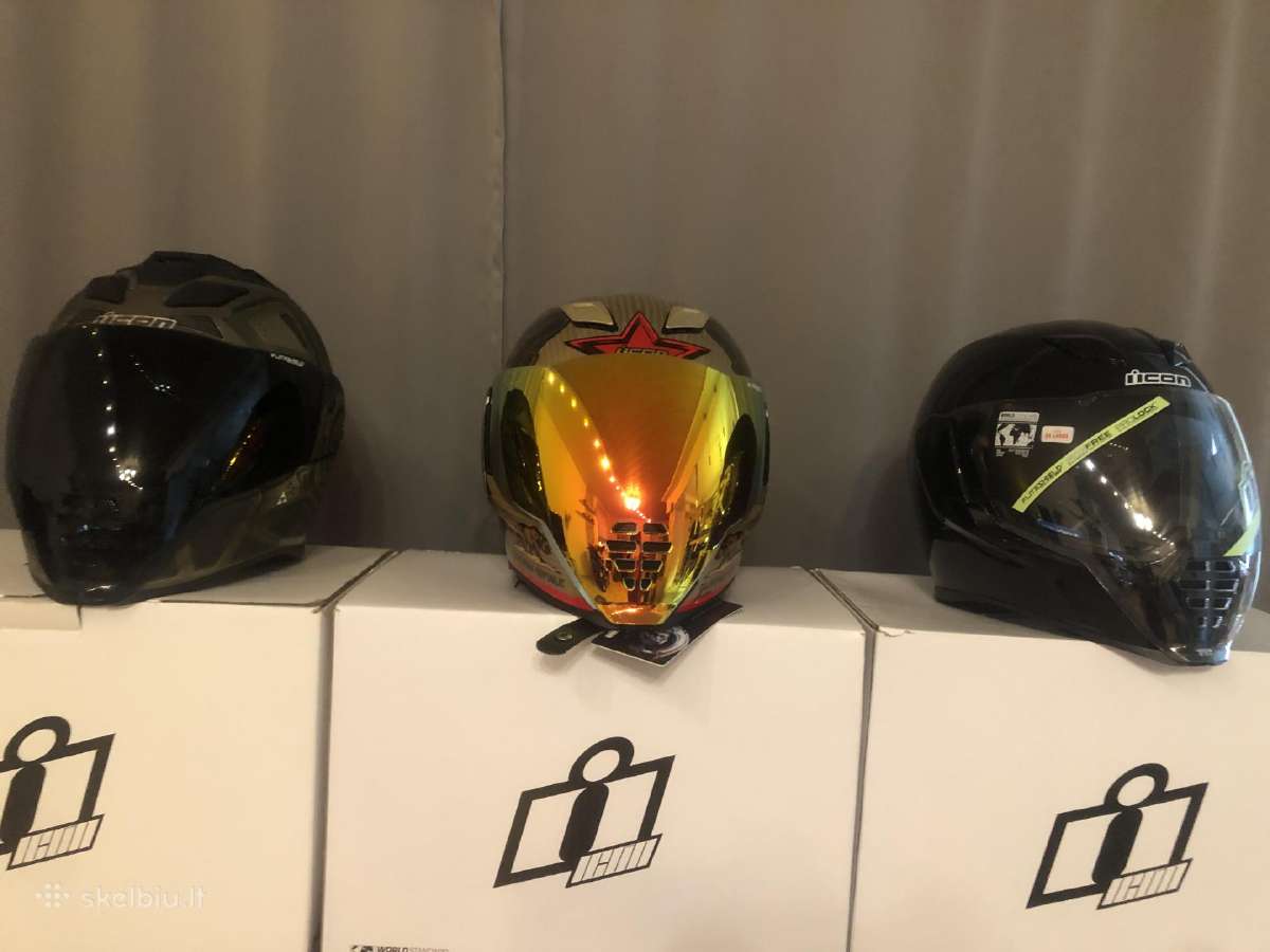 Icon ,Scorpion moto šalmai - nuotraukos Nr. 6