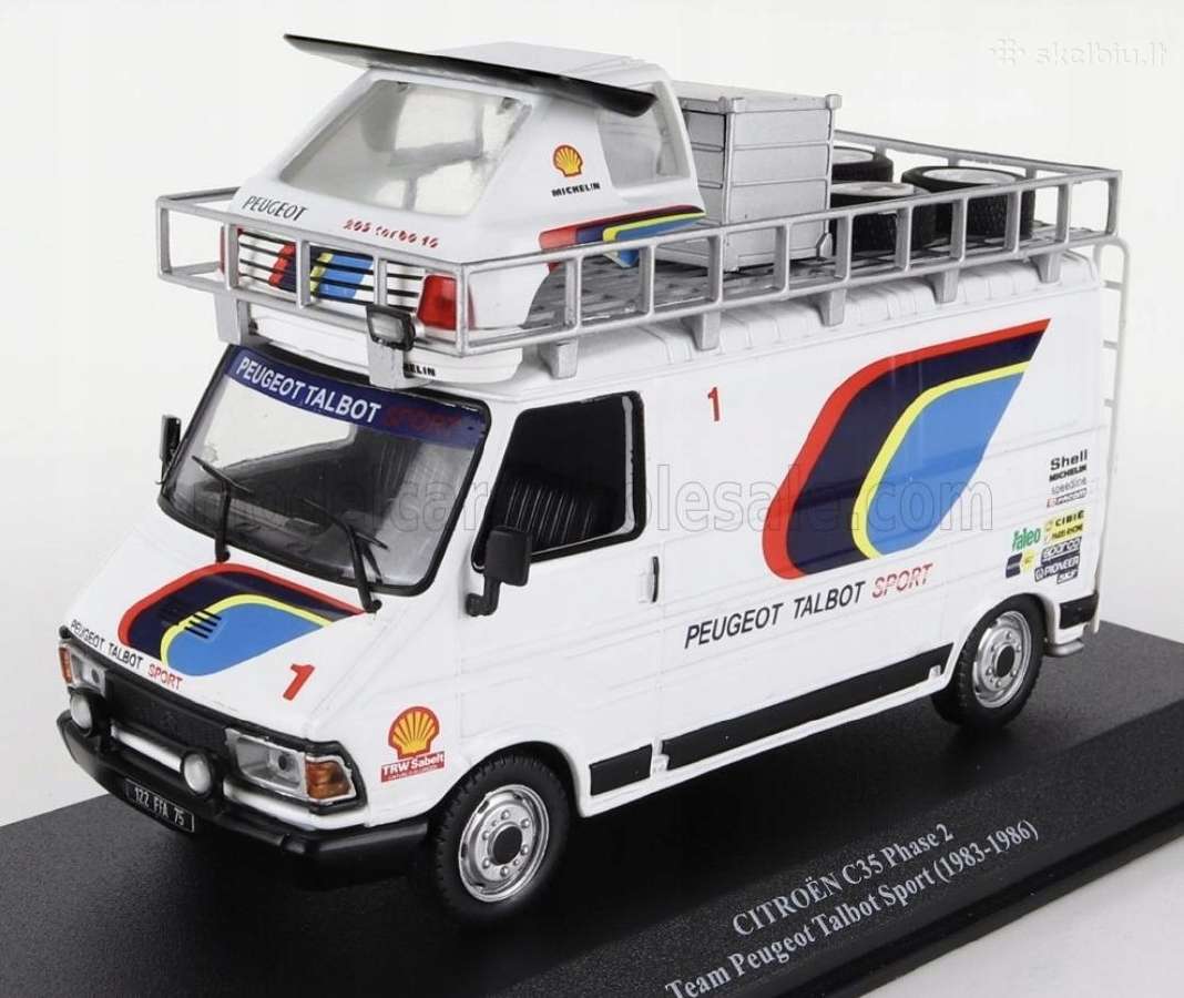 Citroen C35 team peugeot serviss