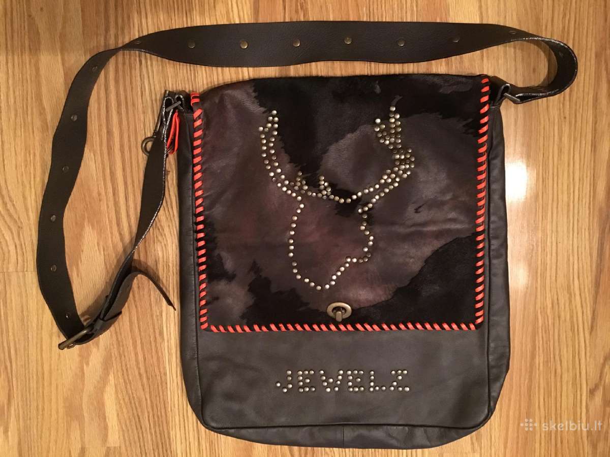 Didelė Natūralios Odos Ir Kailio Rankinė "Jewelz" - nuotraukos Nr. 2
