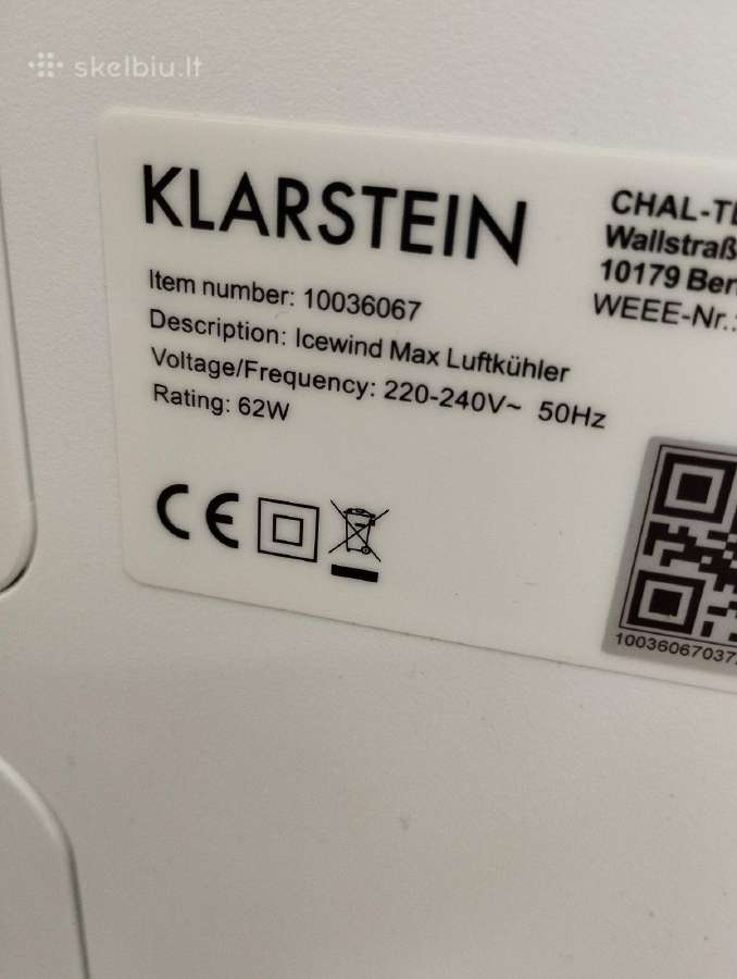 Klarstein "Icewind Max" oro vėsintuvas - nuotraukos Nr. 5