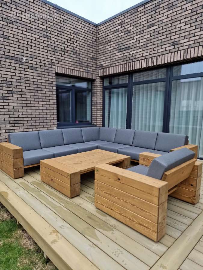 Medžio masyvo Timber terasos / lauko baldai - nuotraukos Nr. 16