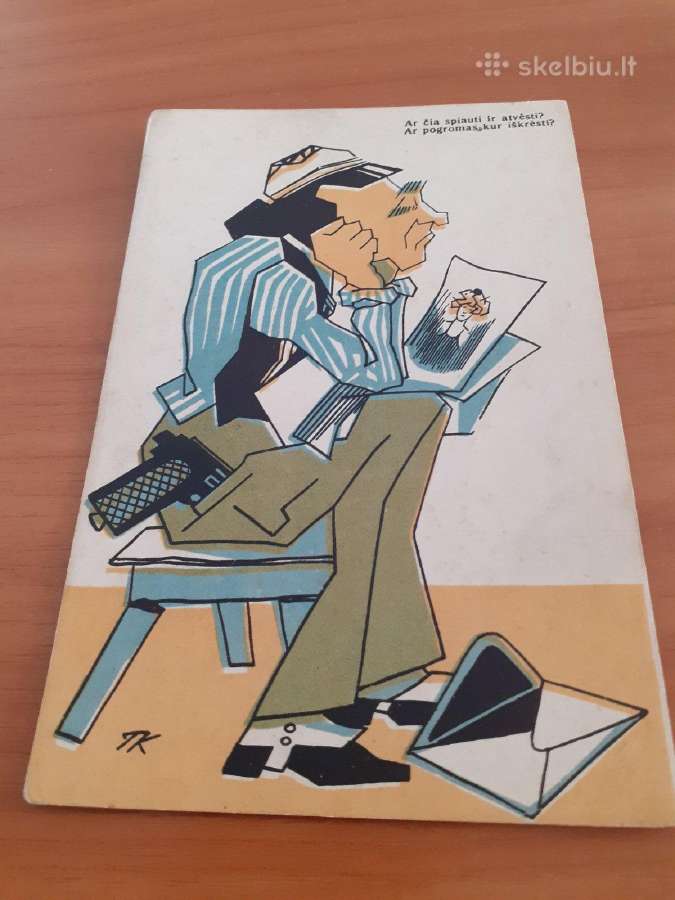 Tarpukario atvirukas-karikatūra