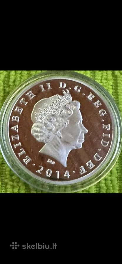 Moneta Anguilla 2014m. 1 dollar, cu-ni - nuotraukos Nr. 2