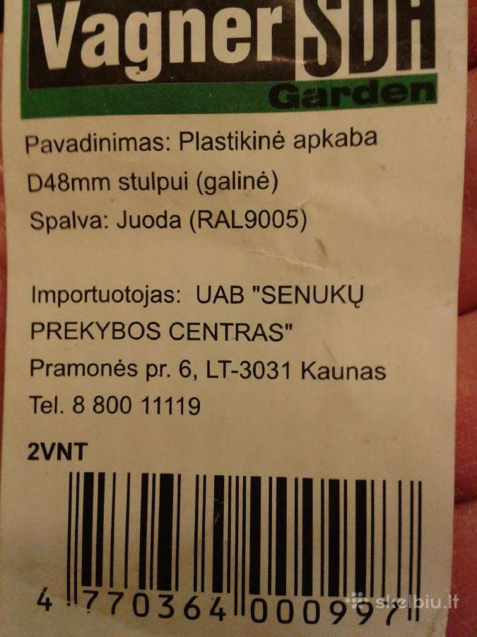 Plastikine apkaba stulpui - nuotraukos Nr. 8