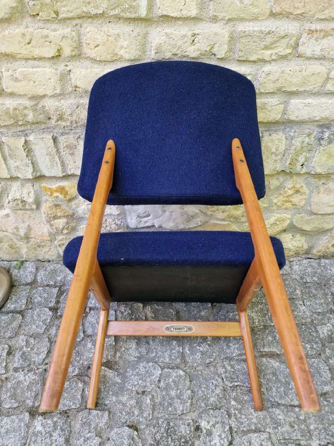 Vintažinis mid century Thonet fotelis - nuotraukos Nr. 13