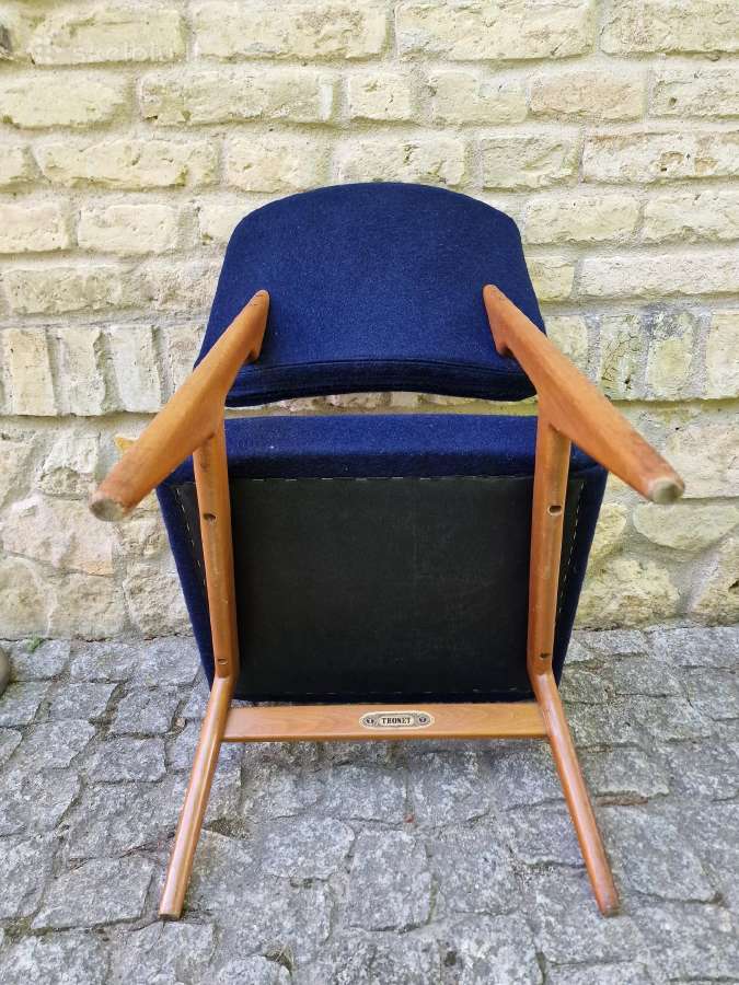 Vintažinis mid century Thonet fotelis - nuotraukos Nr. 15