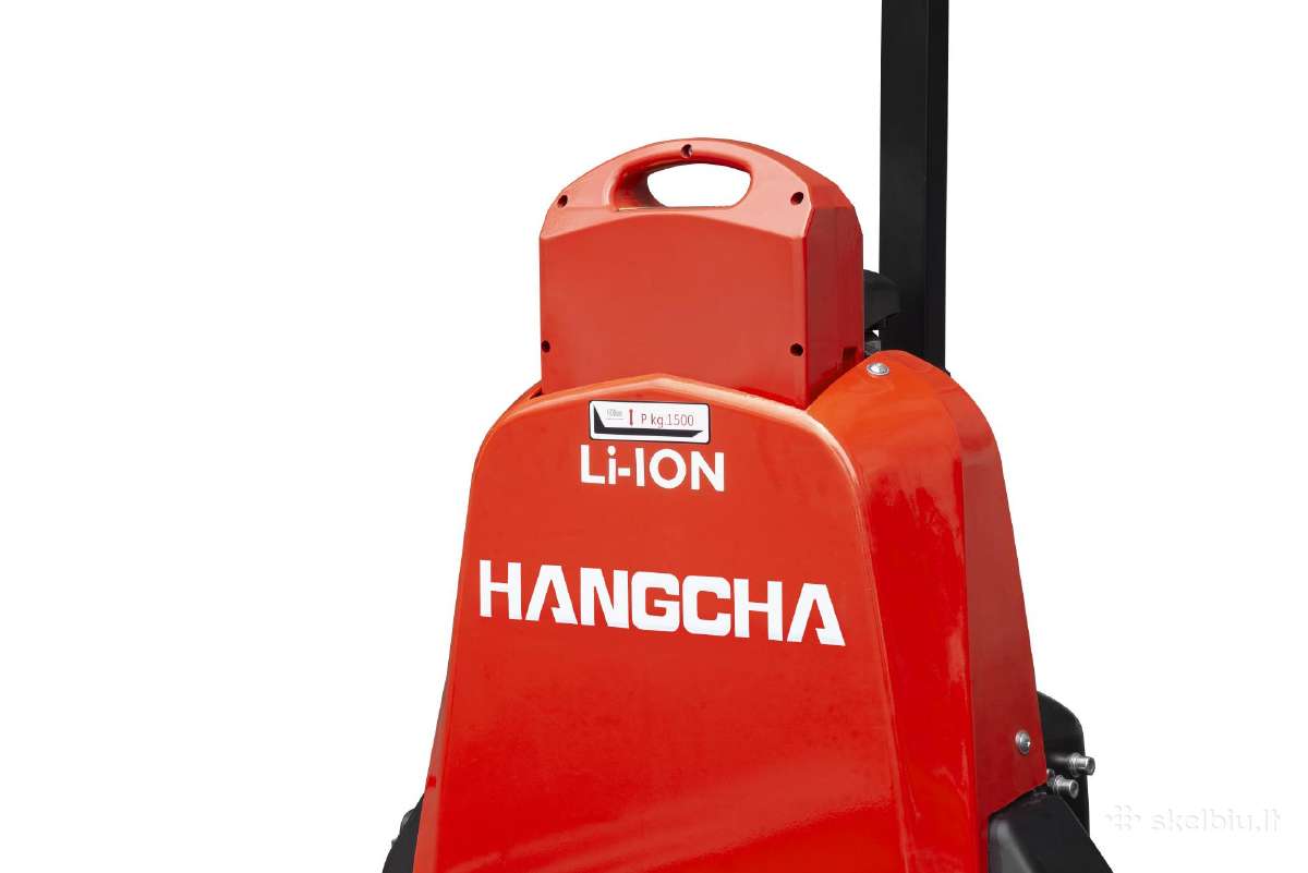 Elektrinis palečių vežimėlis 1500kg (li-ion 40ah) - nuotraukos Nr. 6