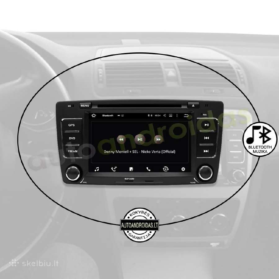 Skoda Octavia Android multimedia Usb/GPS/WiFi/7" - nuotraukos Nr. 6