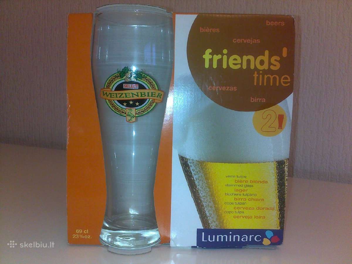 Du Nauji "Luminarc" 0.5 L Bokalai